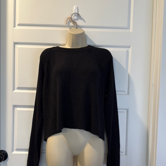 Spiritual Gangster robbed cropped sweater small NWOT - Picture 1 of 6